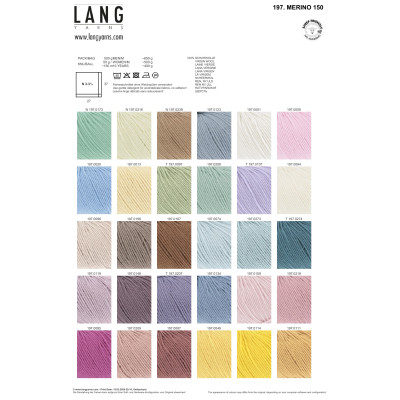 Merino 150 272 - modrá příze LANG YARNS