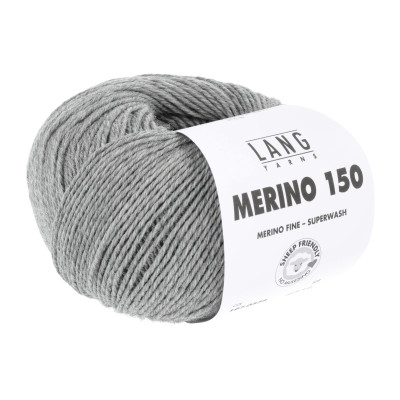 Merino 150 324 - šedá příze LANG YARNS