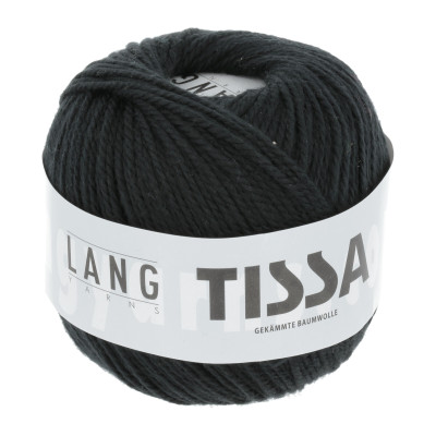 Tissa 3/3 4 - černá příze LANG YARNS