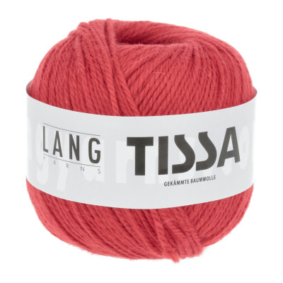 Tissa 3/3 61 - červená příze LANG YARNS