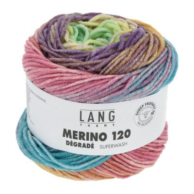 Merino 120 Dégradé 1 - vícebarevná příze LANG YARNS