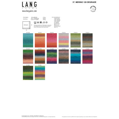 Merino 120 Dégradé 1 - vícebarevná příze LANG YARNS