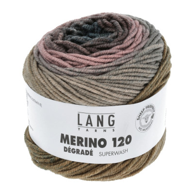 Merino 120 Dégradé 6 - modrá příze LANG YARNS