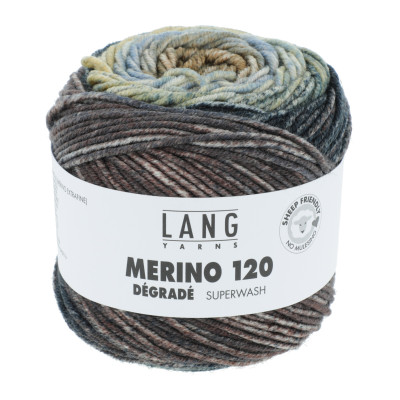 Merino 120 Dégradé 13 - šedá příze LANG YARNS