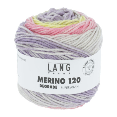 Merino 120 Dégradé 15 - žlutá příze LANG YARNS