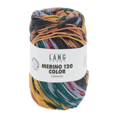 Merino 120 Color 4 - modrá příze LANG YARNS