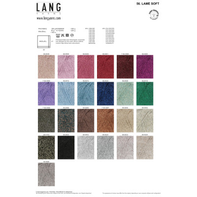 Lamé Soft 50 - žlutá příze LANG YARNS