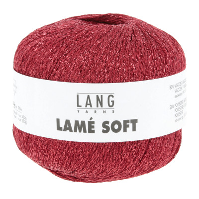 Lamé Soft 61 - červená příze LANG YARNS