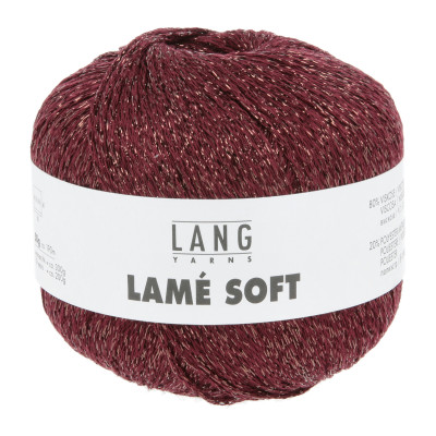 Lamé Soft 66 - červená příze LANG YARNS