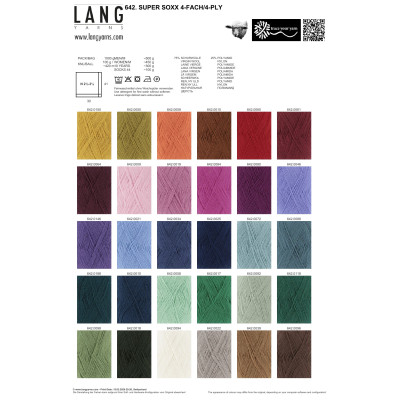 Super Soxx 4-nitka 1 - bílá příze LANG YARNS