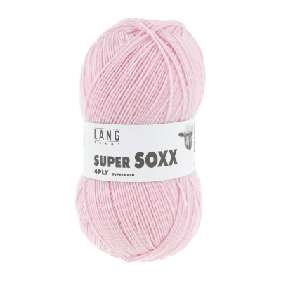 Super Soxx 4-nitka 9 - růžová příze LANG YARNS