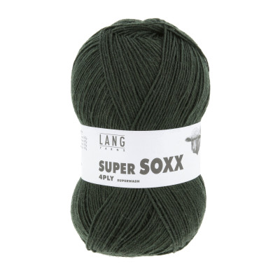 Super Soxx 4-nitka 18 - zelená příze LANG YARNS