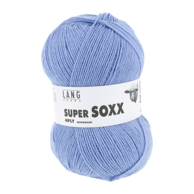 Super Soxx 4-nitka 21 - modrá příze LANG YARNS