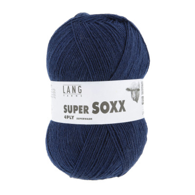 Super Soxx 4-nitka 25 - modrá příze LANG YARNS