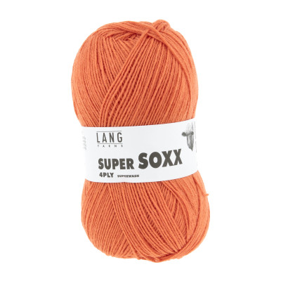 Super Soxx 4-nitka 59 - oranžová příze LANG YARNS