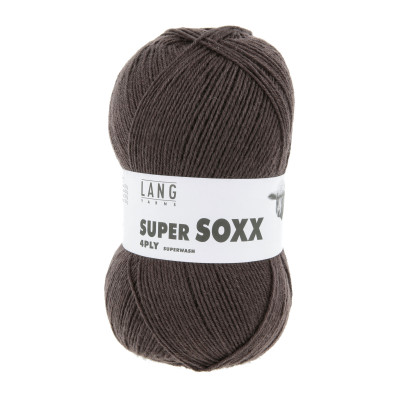 Super Soxx 4-nitka 67 - hnědá příze LANG YARNS