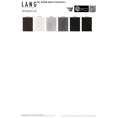 Super Soxx 4-nitka 72 - modrá příze LANG YARNS