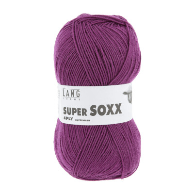 Super Soxx 4-nitka 80 - fialová příze LANG YARNS