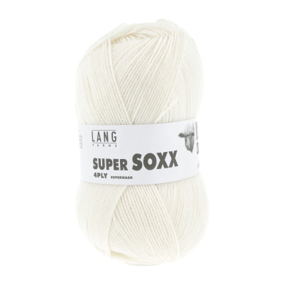 Super Soxx 4-nitka 94 - bílá příze LANG YARNS
