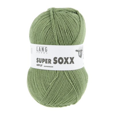 Super Soxx 4-nitka 98 - zelená příze LANG YARNS