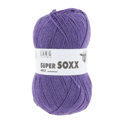 Super Soxx 4-nitka 146 - fialová příze LANG YARNS