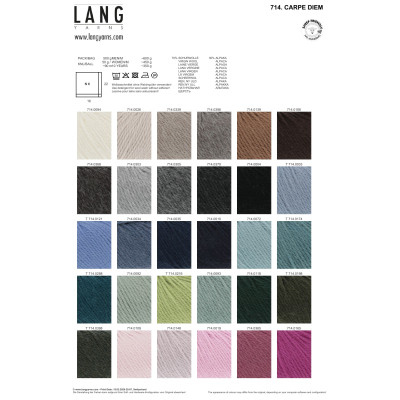 Carpe Diem 159 - oranžová příze LANG YARNS