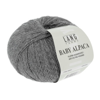 Baby Alpaca 5 - šedá příze LANG YARNS