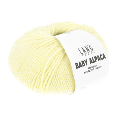 Baby Alpaca 12 - žlutá příze LANG YARNS