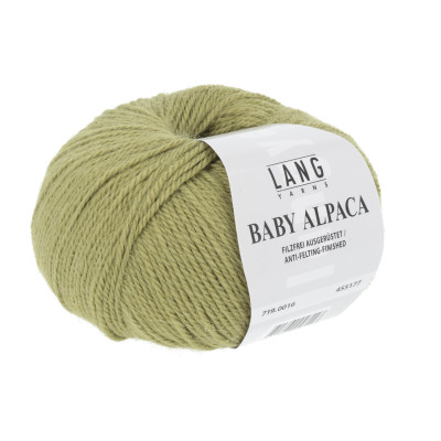 Baby Alpaca 16 - zelená příze LANG YARNS