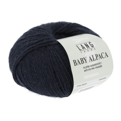 Baby Alpaca 25 - modrá příze LANG YARNS