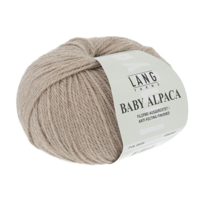 Baby Alpaca 26 - šedá příze LANG YARNS