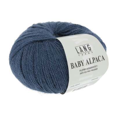 Baby Alpaca 33 - modrá příze LANG YARNS