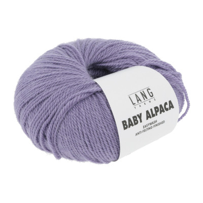 Baby Alpaca 45 - fialová příze LANG YARNS