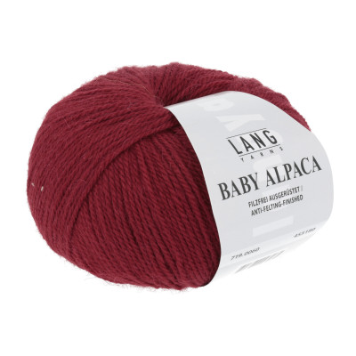 Baby Alpaca 60 - červená příze LANG YARNS
