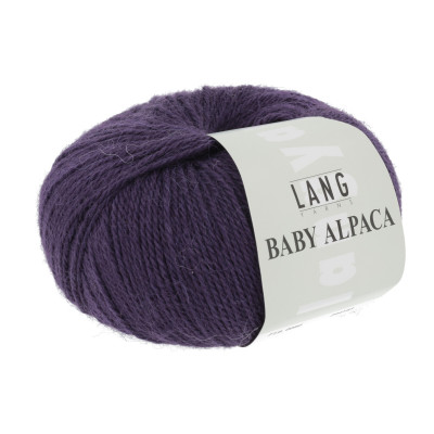 Baby Alpaca 80 - fialová příze LANG YARNS