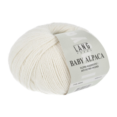 Baby Alpaca 94 - bílá příze LANG YARNS