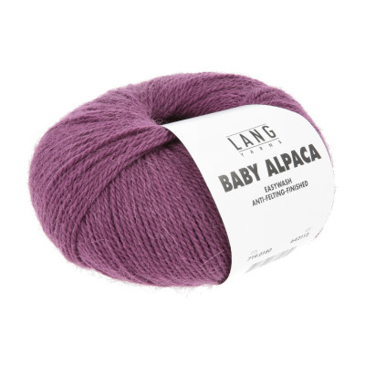 Baby Alpaca 180 - fialová příze LANG YARNS