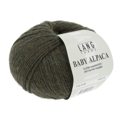 Baby Alpaca 198 - šedá příze LANG YARNS
