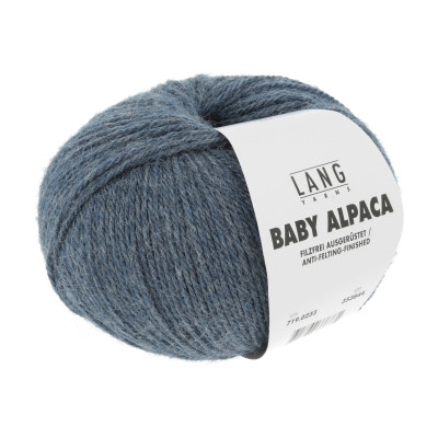 Baby Alpaca 233 - šedá příze LANG YARNS