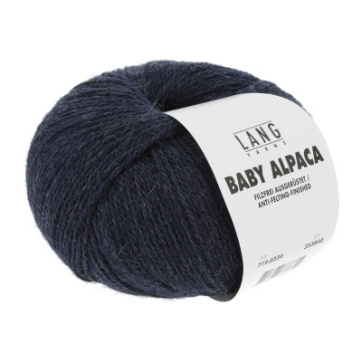 Baby Alpaca 234 - šedá příze LANG YARNS