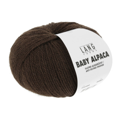 Baby Alpaca 368 - hnědá příze LANG YARNS