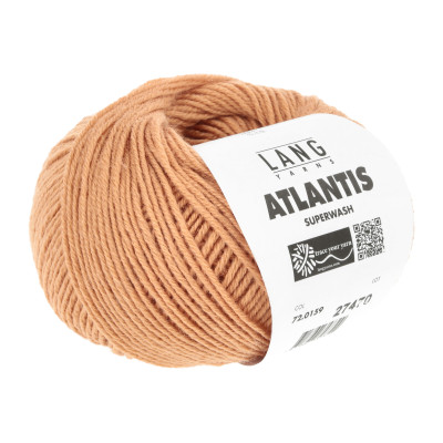 Atlantis 159 - oranžová příze LANG YARNS