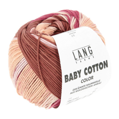 Baby Cotton Color 162 - oranžová příze LANG YARNS