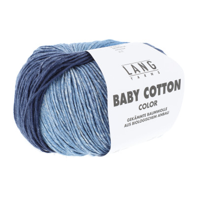 Baby Cotton Color 206 - modrá příze LANG YARNS