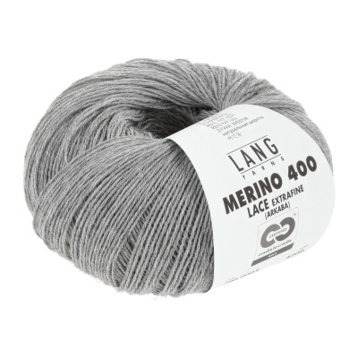 Merino 400 Lace 3 - šedá příze LANG YARNS
