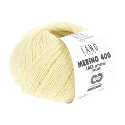 Merino 400 Lace 12 - žlutá příze LANG YARNS