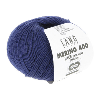 Merino 400 Lace 35 - modrá příze LANG YARNS