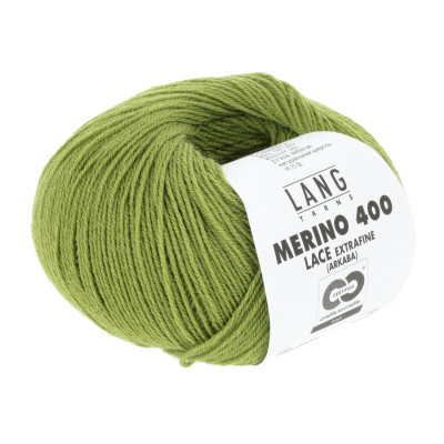 Merino 400 Lace 44 - zelená příze LANG YARNS