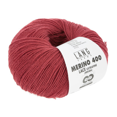 Merino 400 Lace 61 - šedá příze LANG YARNS