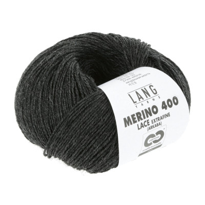 Merino 400 Lace 70 - černá příze LANG YARNS
